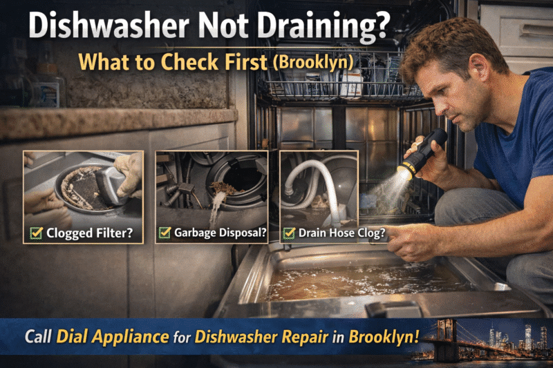 Dishwasher Not Draining in Brooklyn? Get Help Fast
