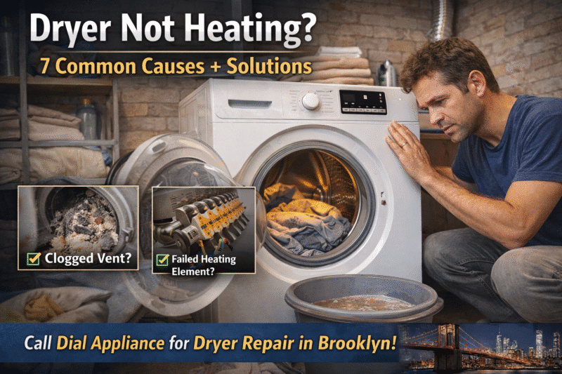 Dryer Not Heating 7 Common Causes + Solutions