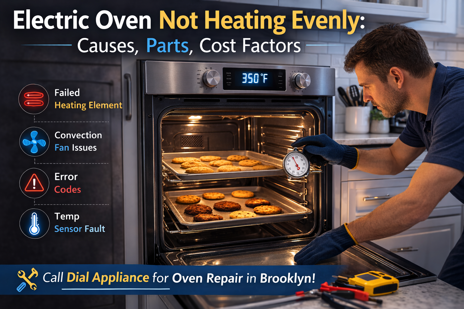 Electric Oven Not Heating Evenly Causes, Parts, Cost Factors