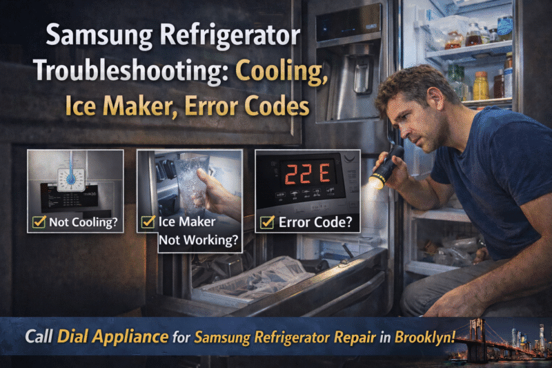 Samsung Refrigerator Troubleshooting Cooling, Ice Maker, Error Codes