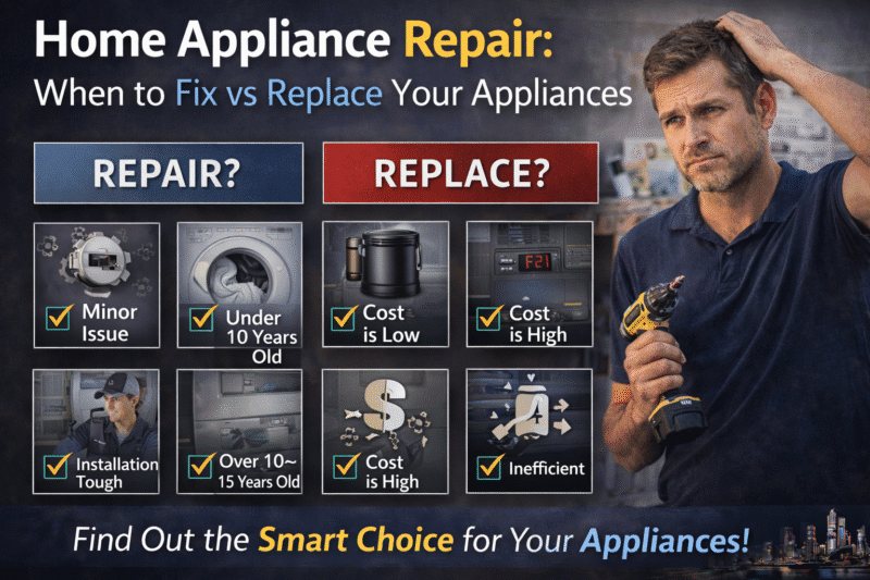 Home Appliance Repair: When to Fix vs Replace Your Appliances