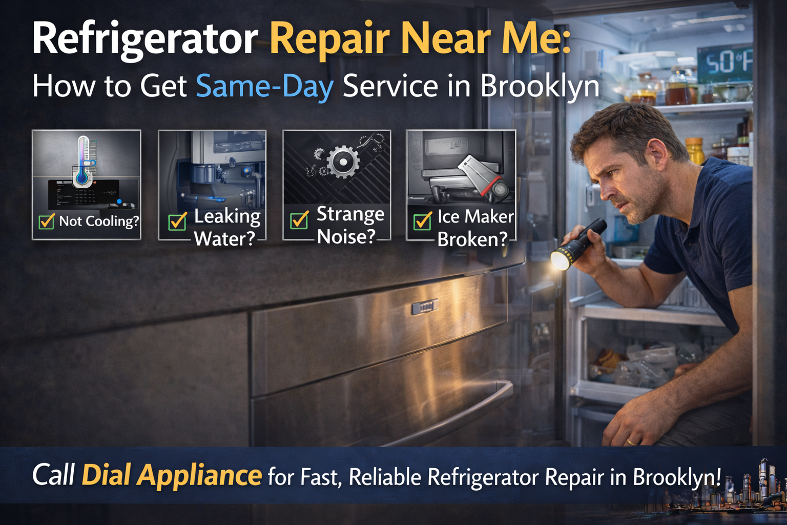 Refrigerator Repair Near Me Same-Day Service in Brooklyn