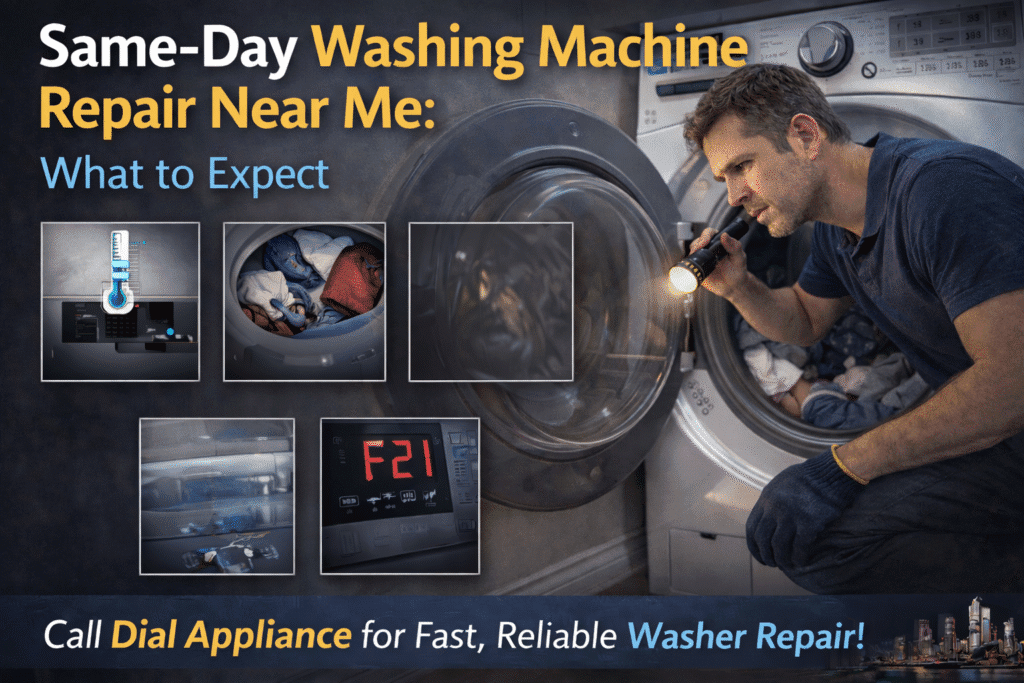 Machine Repear Same-Day Washing Machine Repair Near Me: What to Expect