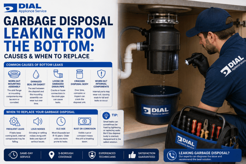 Garbage Disposal Leaking From the Bottom