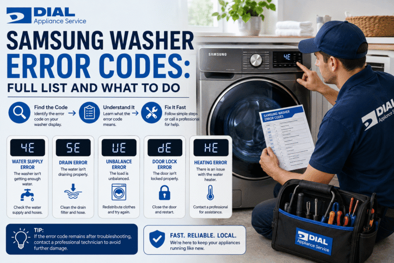 Samsung Washer Error Codes