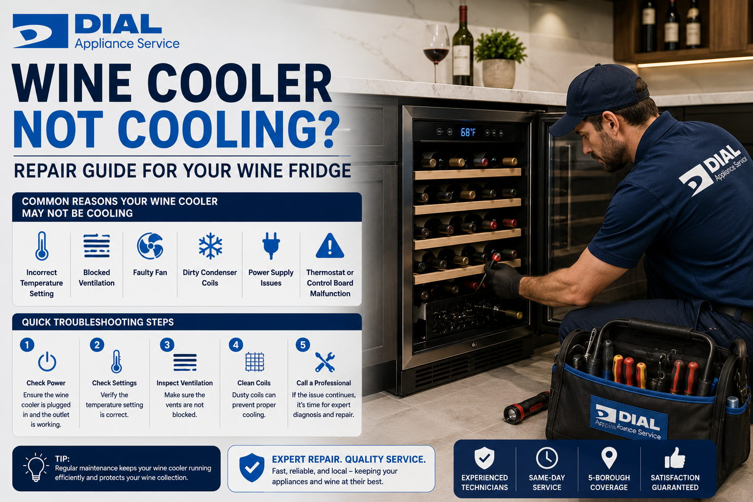 Wine Cooler Not Cooling